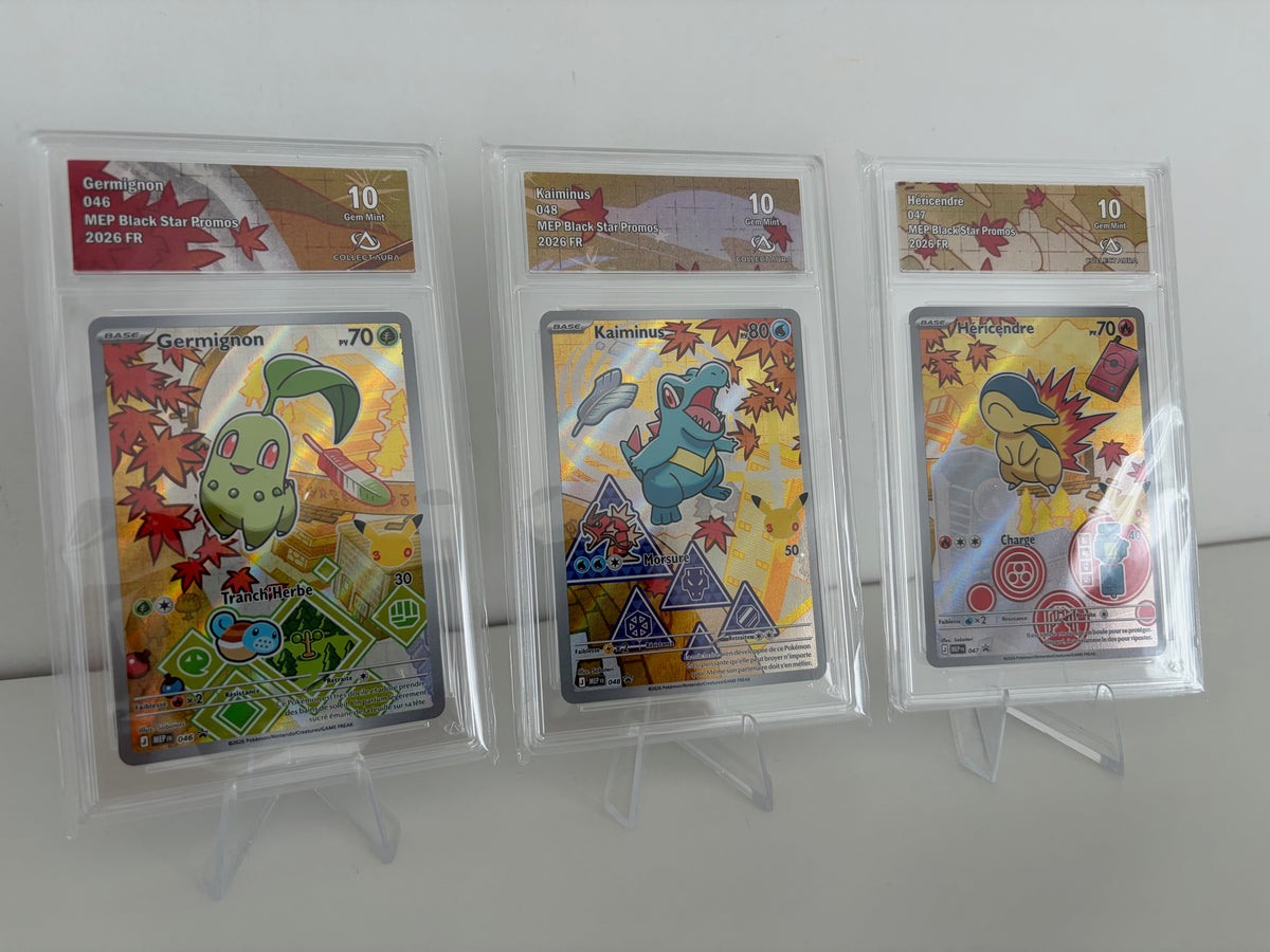 Pokemon Trio Starter 2G noté 10 CollectAura